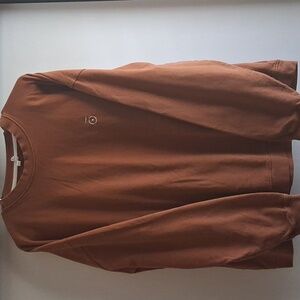 Gray Label Organic Cotton Dropped Shoulder Sweatshirt Orange XL